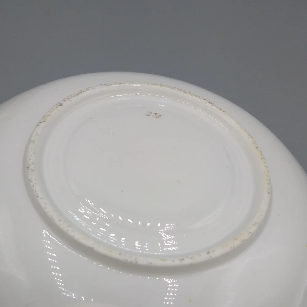 Rockingham Porcelain Gold Lily Tea Cup Saucer 230 Vintage Antique